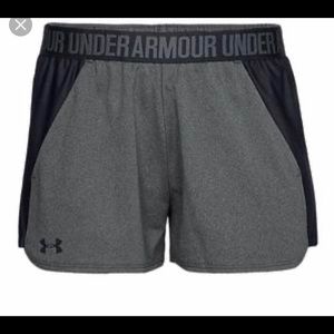 Under Armour shorts. Like new. Grey/black.